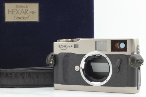 BOXED Konica HEXAR RF Limited Rangefinder Film Camera Silver from JAPAN