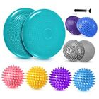 Wobble Cushion Set Blue Balance Disc with 3 Balance Pods and 4 Fresh Colors
