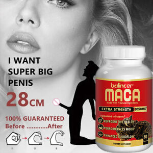 MACA Capsules 30/60/120 Capsules Peruvian Maca Extract for Men Organic Vitamins