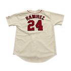 Russell Athletic Boston Red Sox Manny Ramirez #24 Home White MLB Jersey Men's L