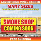 SMOKE SHOP COMING SOON Advertising Banner Vinyl Mesh Sign Vape tobacco cigarette