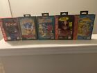 Sega Genesis Lot of 5 Classic Games In Boxes See Pictures Of Games Working!