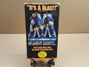 1993 Super Mario Bros. VHS Demo Tape Bob Hoskins John Leuizamo PG Preowned