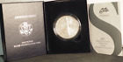 New Listing2007 ** W** AMERICAN EAGLE ONE OUNCE BURNISHED SILVER COIN WITH BOX & COA