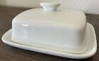 Fits & Floyd EVERYDAY WHITE Double Stick Covered Butter Dish