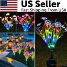 Solar Garden Lights LED Flower Stake Lamp Outdoor Yard Waterproof Patio Decor