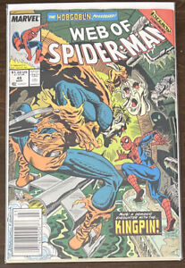 Web of Spider-Man #48 VF 8.0 NEWSSTAND 1ST APPEARANCE DEMOGOBLIN MARVEL COMICS