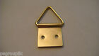 50 BRASS PLATED TRIANGLE PICTURE HANGERS 1