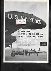 CESSNA AIRCRAFT COMPANY US AIR FORCE CESSNA U-3A MOBILITY FOR TOP LEADERS AD