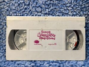 Barney's Campfire Sing-Along VHS 1990 Kids No Box