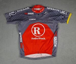 Bontrager Radioshack Livestrong Trek Men's Cycling Jersey Sz 2XL NWOTS Red Gray