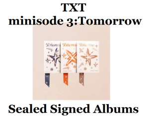 [NEW & SEALED] TXT TOMORROWXTOGETHER Minisode 3: Tomorrow Signed Albums