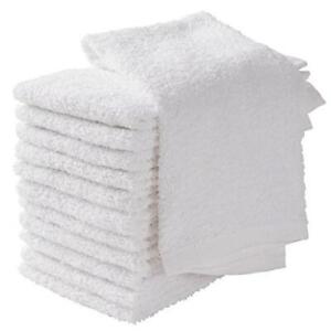 Bar Mop Towels White Cotton Kitchen Cleaning Towel Restaurant 16x19 Pack of 24.