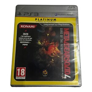 Metal Gear Solid: 4 Guns of the Patriots PS3 Game Complete with manual platinum