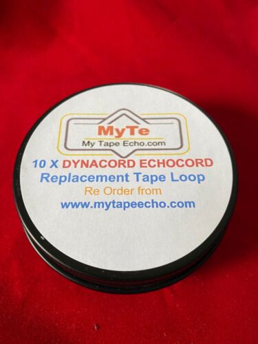 10 X DYNACORD ECHOCORD Tape Echo loops Mini & Super all models
