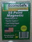5 EconoSafe Brand 55pt Magnetic One Touch Card Holders 55 pt. UV BCW SAFE
