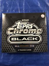 2021 Topps Chrome Black Hobby Box Factory Sealed