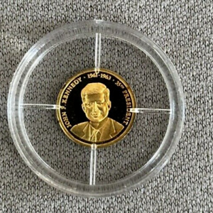 American Mint Gold Coin | .585 | Proof |  0.5 grams Great Am. Presidents