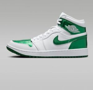 Air Jordan 1 High G Retro Metallic Pine Green Golf Shoes 11.5