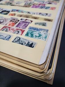 WORLDWIDE Collection OLD-MODERN LOT IN STOCK PAGES 500+ STAMPS! 14.99c