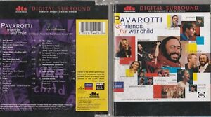 PAVAROTTI & FRIENDS FOR WAR CHILD 5.1 DTS DVD-AUDIO ELTON JOHN CLAPTON EX-/NM