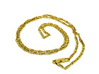 Chini Italy 18k Yellow Gold Necklace 20'' Unisex Men's Women's Jewelry 2.1mm