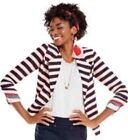 Cabi #5094 Cruise Jacket Striped Blazer Nautical Womens Medium M Size 10
