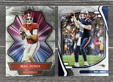 Mac Jones Rookie Football Cards - Lot of 2 - New England Patriots