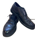 Florsheim Comfortech Vibram Mens Black Leather Wingtip Size 13D Dress Tie Shoes
