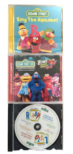 3 CD Lot Sesame Street Live Elmo's Super Heroes OOP Sing the Alphabet, Learning