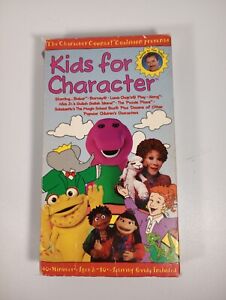 Kids For Character (VHS, 1996) The Character Counts Coalition Barney