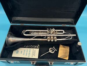 Vintage King Silver FLAIR Trumpet 1055T Professional Player Horn - Please Read