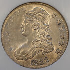 1832 Bust Half Dollar 50c NGC Certified AU58 More white + lustrous than my pictu