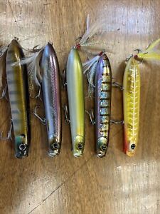 Fishing Lures Topwater Evergreen Shower Blows SB125.  Lot Of 5.