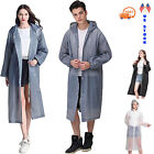 Unisex Adult Waterproof Raincoat Rain Coat Hooded Jacket Poncho Rainwear Camping