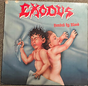 Exodus - Bonded By Blood LP First Press 1985 Combat MX 8019