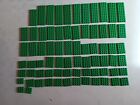 LEGO BULK LOT 72 GREEN FLAT PLATES  3X3 4X4 4X6 4X8 4X10 4X12