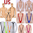 US Men‘s V Sling Jock Straps Mankini Swimsuit Thong Underwear Bodysuit Lingerie