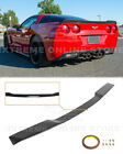 Extended Matte Black Wing Spoiler For 05-13 Corvette C6 ZR1 Style Rear Trunk Lid