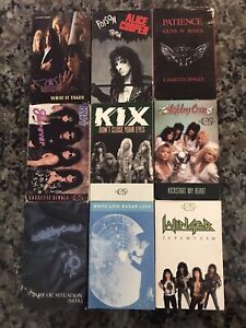 Cassette Singles||Hair Metal|80’s Rock|Lot