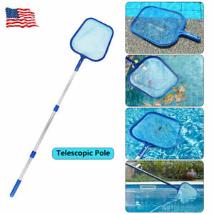 Heavy Duty Pool Skimmer Leaf Rake Net Cleaning Swimming Pool Fine Mesh Netting