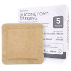 4x4 in 6x6 in Silicone Foam Dressing with Border Adhesive Waterproof Bandages
