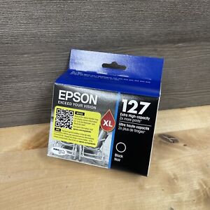 Genuine Epson T127120 127XL Extra High Capacity Black Ink Cartridge Exp 05/2026