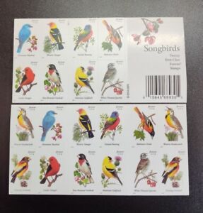 SCOTT # 4882-4891 Sheet/book Of 20 US Forever Stamps MNH 2014 Songbirds