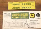 DECAL SET 4020 Wide Front John Deere Toy Pedal Tractor  JP112 Sheet A&B