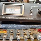 Vintage MICRONTA Field Strength / SWR Tester Unit 21-523 working.