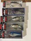 LOT OF 5 RAPALA CRANKBAIT SHAD RAPS FISHING LURES TACKLE BOX FIND