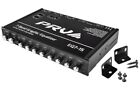 PRV EQ7-15 7-Band Car Audio 1/2 DIN Graphic Equalizer 15 Volts 6-Ch RCA Output