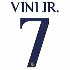 Vini Jr # 7 Real Madrid 23/24 Home Nameset