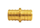 Pack of 10 Pcs - 3/4 in. Brass PEX Straight Coupling Barb Pipe Fitting Lead Free